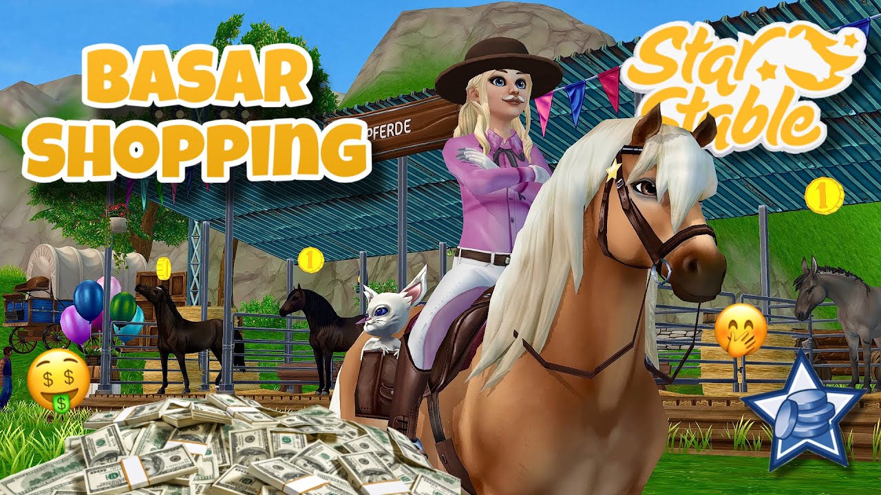 Die StarCoins fliegen..😮‍💨 Basar Shopping💸 // Star Stable Online