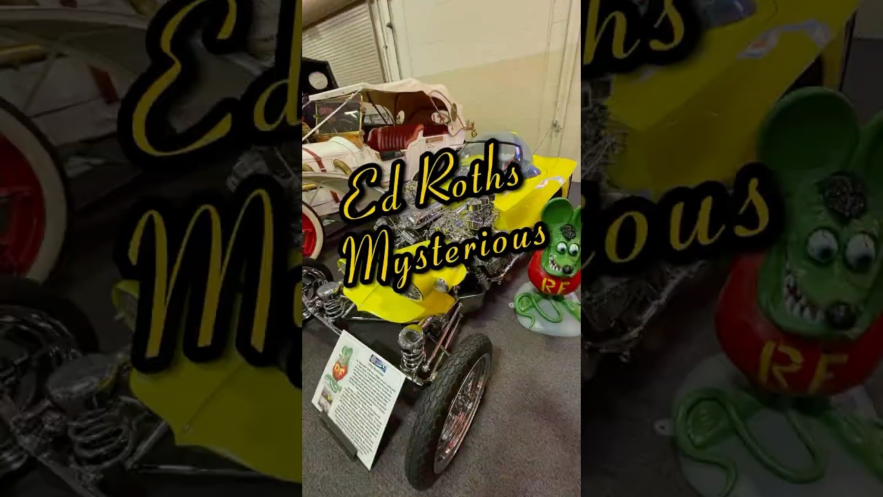 Ed Roth Mysterion в автомобильном фонде Stahls #zcaders #shorts #рэтрод