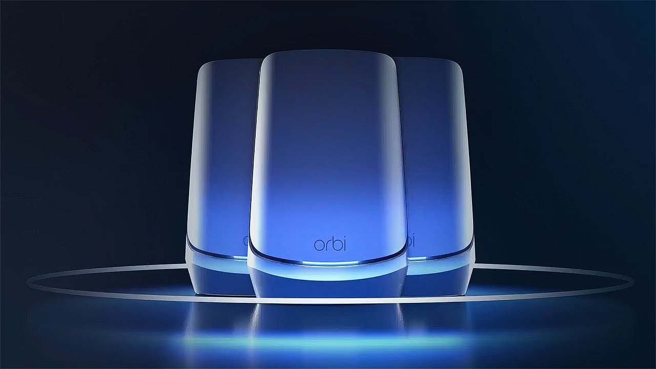 Unboxing NETGEAR Orbi Quad-Band WiFi 6E Mesh System Router with 2 Satellite Extenders