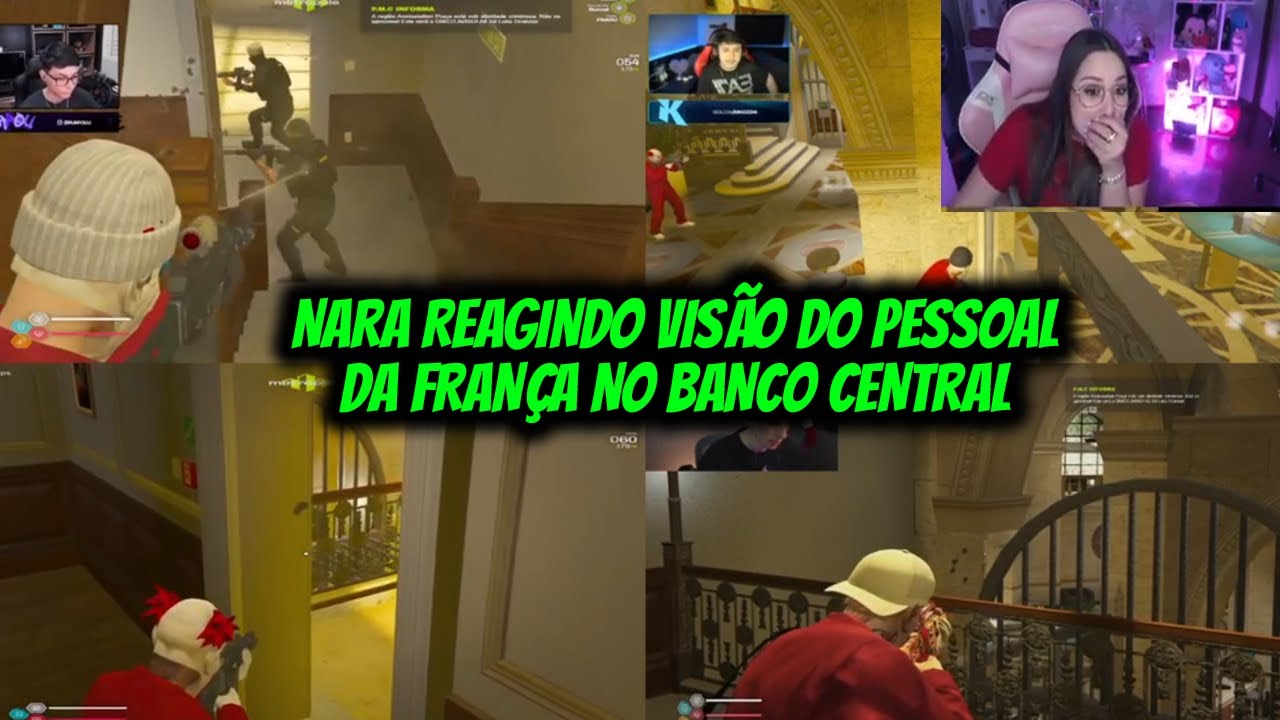NARA REAGINDO VISÃO DO PESSOAL DA FRANÇA NO BANCO CENTRAL