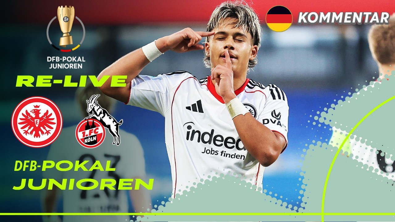 LIVE 🔴 Eintracht Frankfurt vs 1. FC Köln | U 19 DFB-Pokal Junioren – Viertelfinale