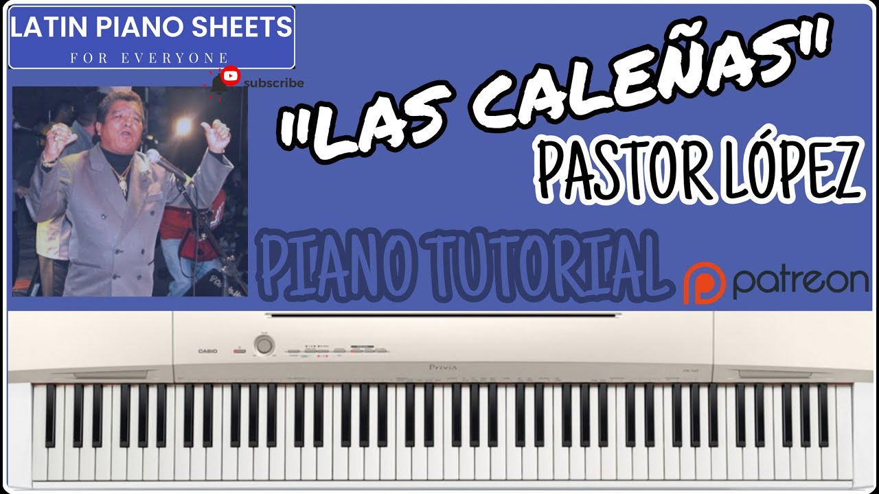 🎹 Las Caleñas - Pastor Lopez 🎹 - Partitura + Pista + MIDI