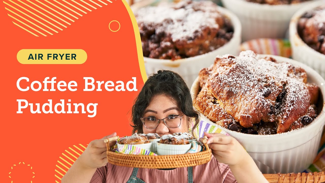 Decadent Air Fryer Coffee Bread Pudding | Quick & Tasty Tutorial!
