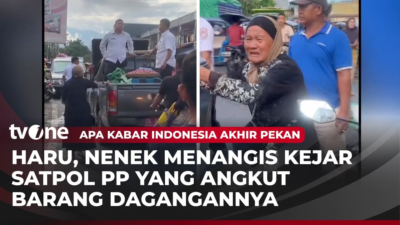 VIRAL! Sambil Menangis, Nenek Kejar Satpol PP yang Bawa Barang Dagangannya | AKAP tvOne