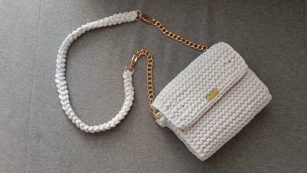 Knitted Bag / Crochet Bag - T shirt yarn / Part 2