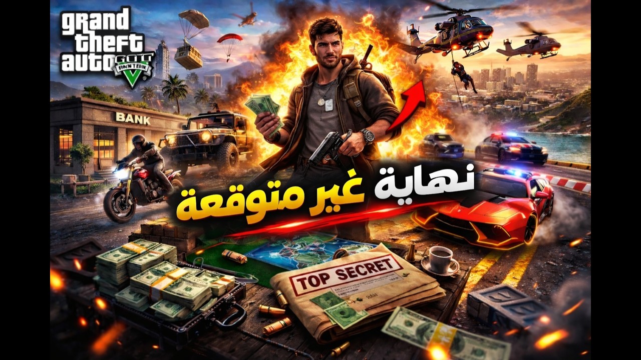 محدش كان متوقع النهاية دي… GTA V