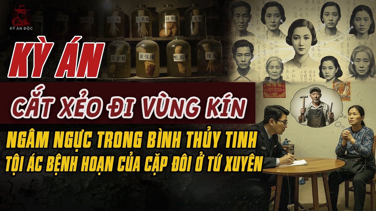 Kỳ Án Trung Quốc Mới: XẺO ĐI VÙNG KÍN NGÂM NGỰC TRONG BÌNH Tội Ác Bệnh Hoạn Của Cặp Đôi Ở Tứ Xuyên