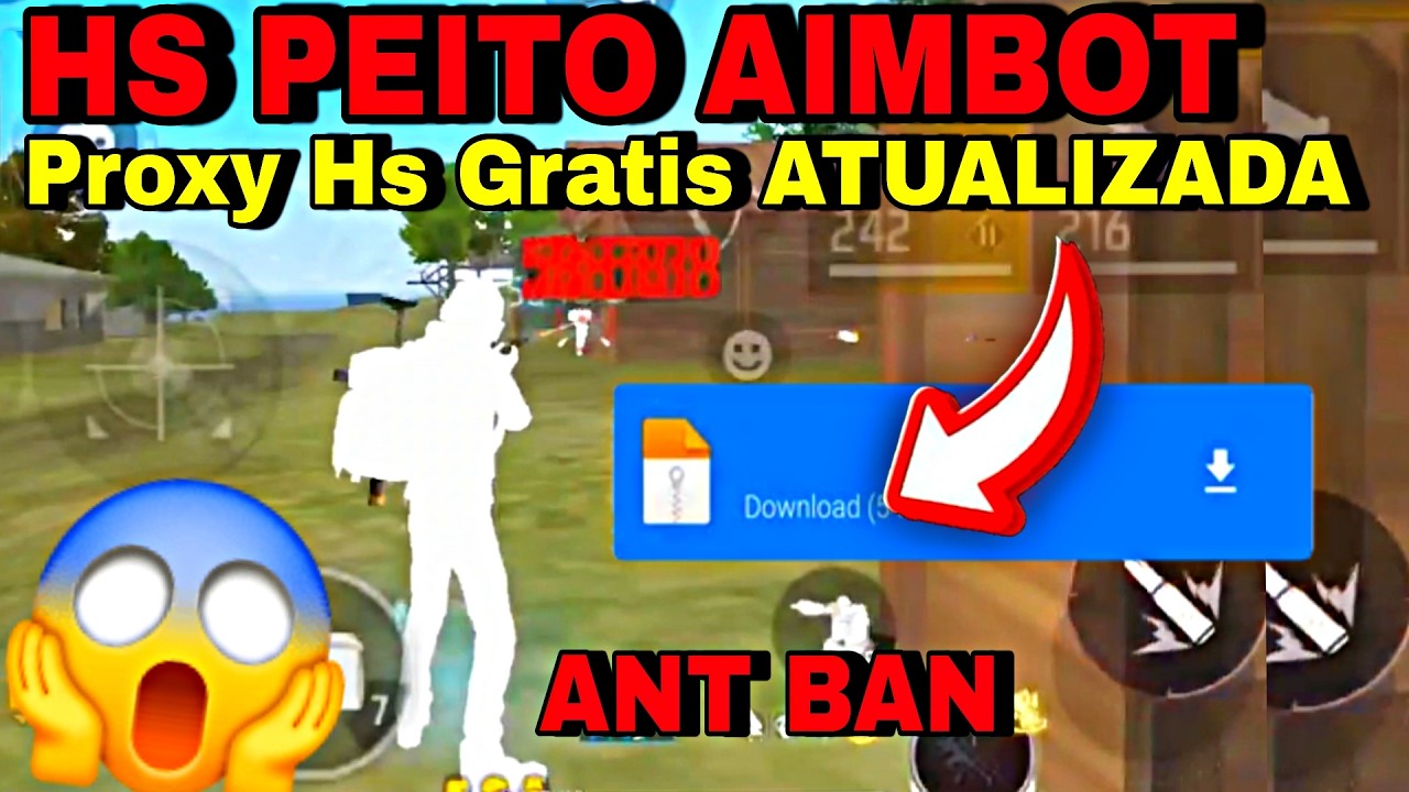 HS PEITO PROXY GRATIS ATUALIZADA ANT BAN DOWNLOAD HS PEITO AIMBOT HOLOGRAMA LINK DIRETO XIT GRATIS