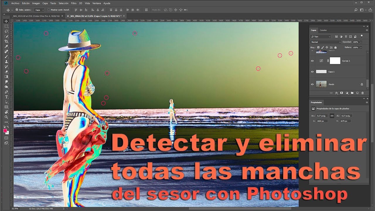 Detectar manchas ocultas en el sensor y retocarlas con Photoshop. Tutorial en español