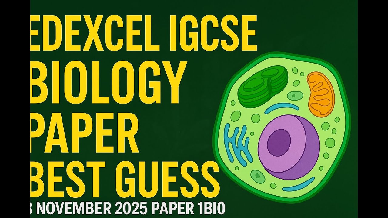 💥 Edexcel IGCSE Biology Paper 1 | Лучшие вопросы на угадывание, ноябрь 2025 г. | Прогнозы и совет...