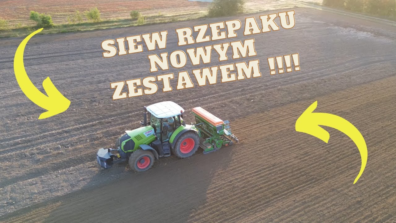 Siew rzepaku 2024 ⭐ Nowy nabytek na gospodarstwie ?? ⭐Claas Arion 650 ⭐Amazone Cataya 3000⭐
