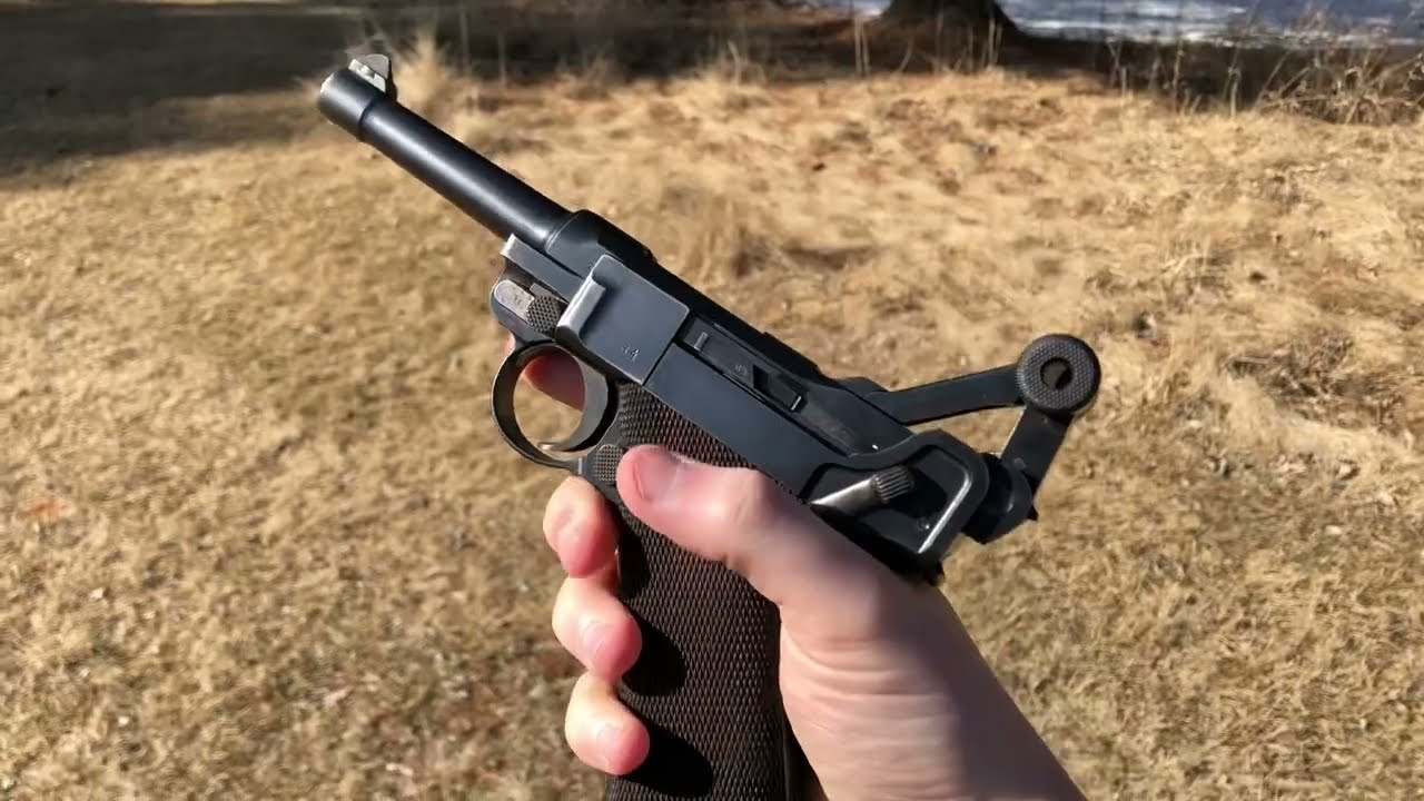 Luger P08 POV firing
