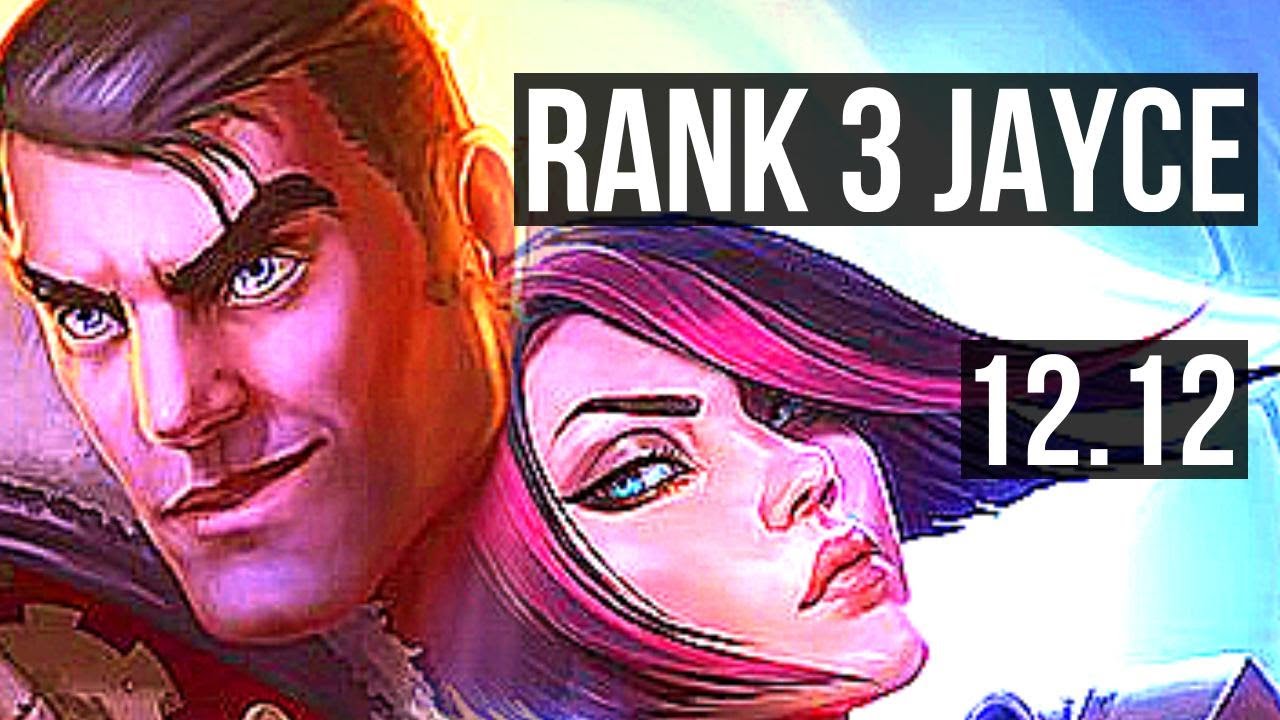 JAYCE vs FIORA (TOP) | Rank 3 Jayce, 2/0/4, Rank 18 | NA Challenger | 12.12