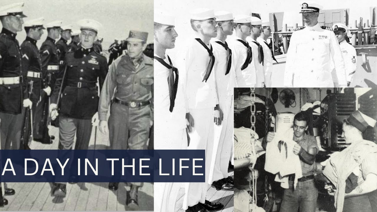A Day in the Life of a Battleship Sailor, 1953