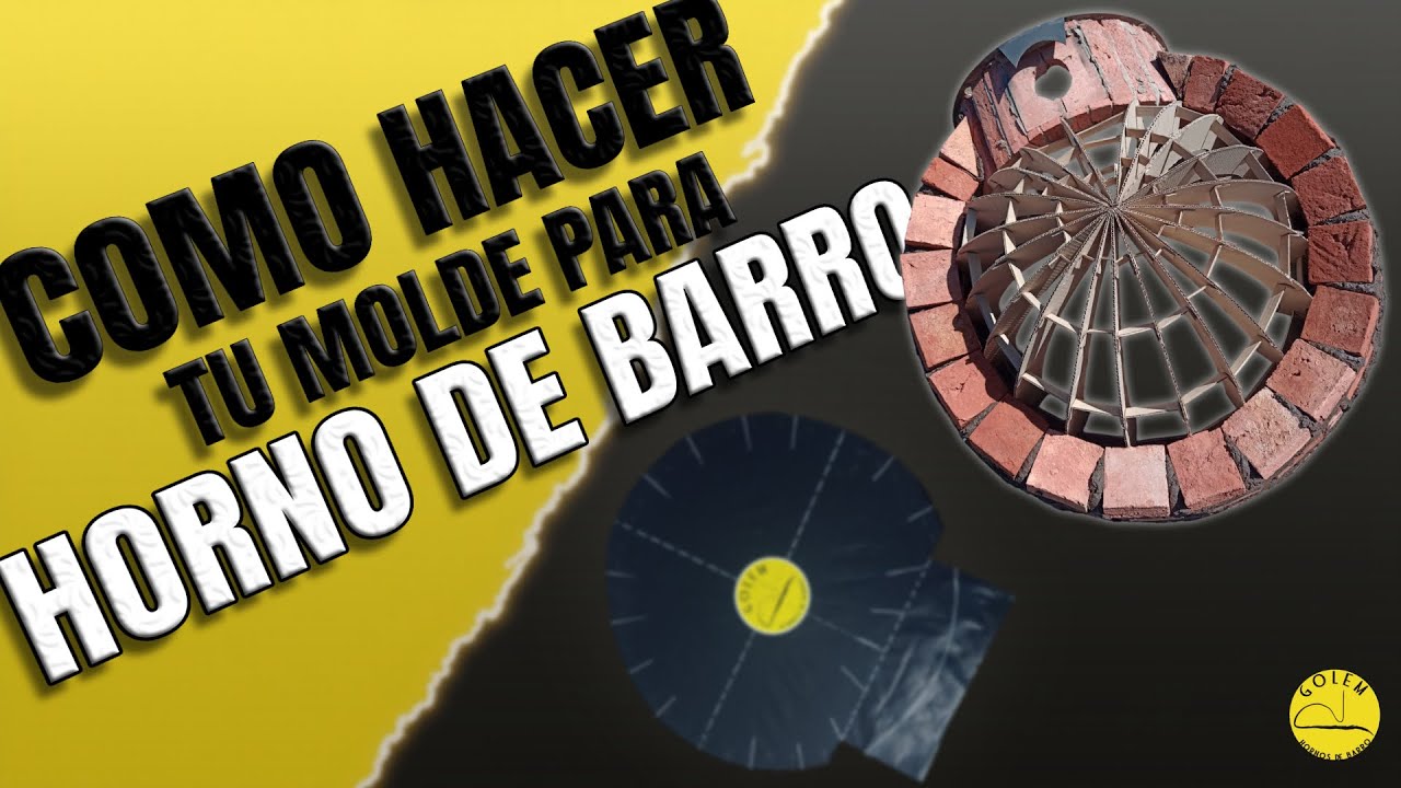 🔥Como hacer un MOLDE de cartón para horno de barro🔥 | Fácil y Económico |