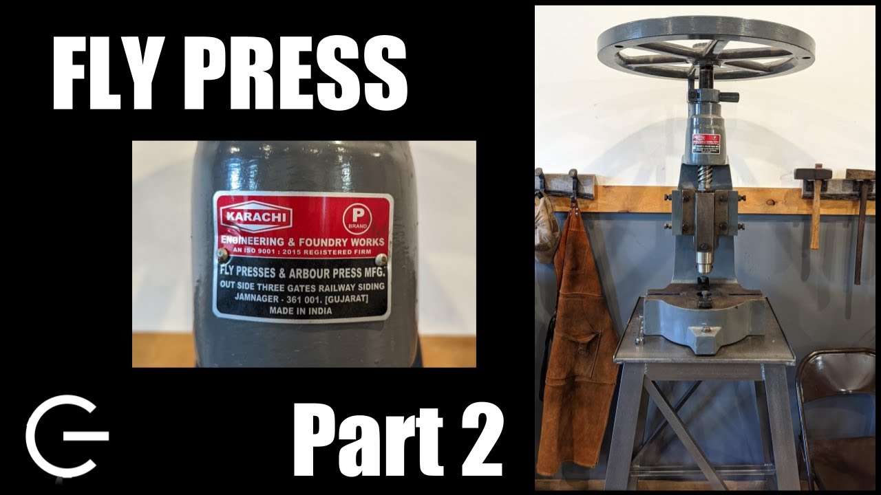 Bolting the Fly Press to the Stand