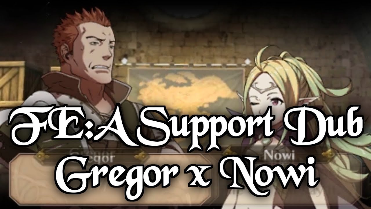 Fire Emblem Awakening Support Dub: Gregor x Nowi