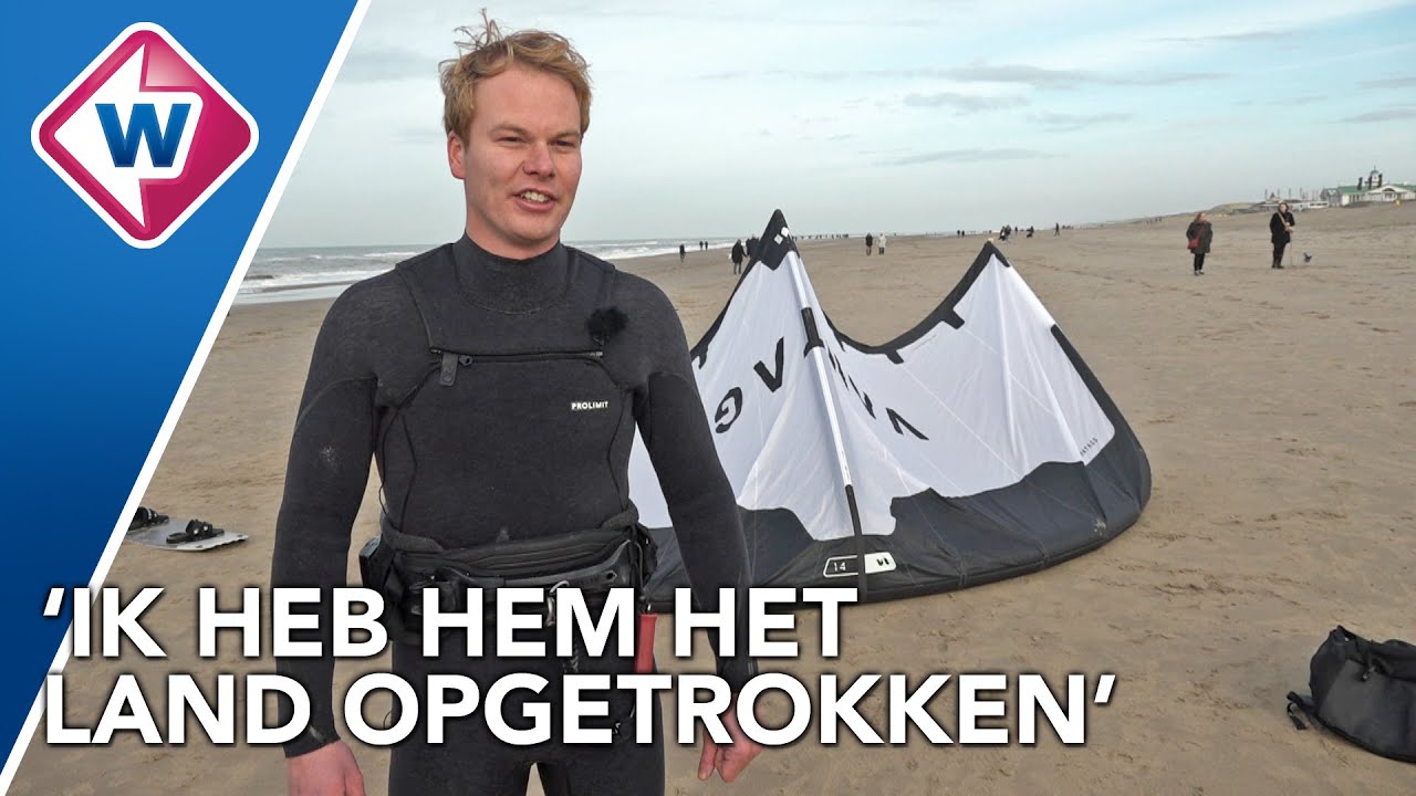 Kitesurfer redt in één week twee andere kitesurfers uit zee - OMROEP WEST