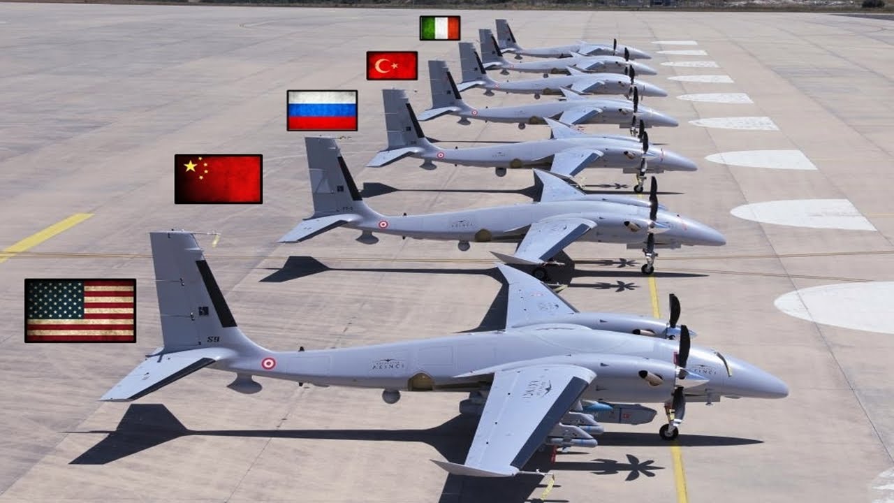 Топ-10 стран с наибольшим количеством военных дронов в мире | Военный БПЛА