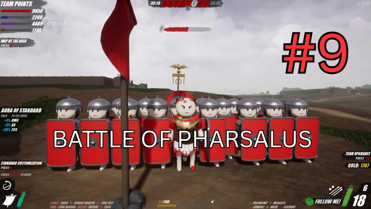 BATTLE OF PHARSALUS - Caesar&rsquo;s Greatest Victory! (Shieldwall #9)