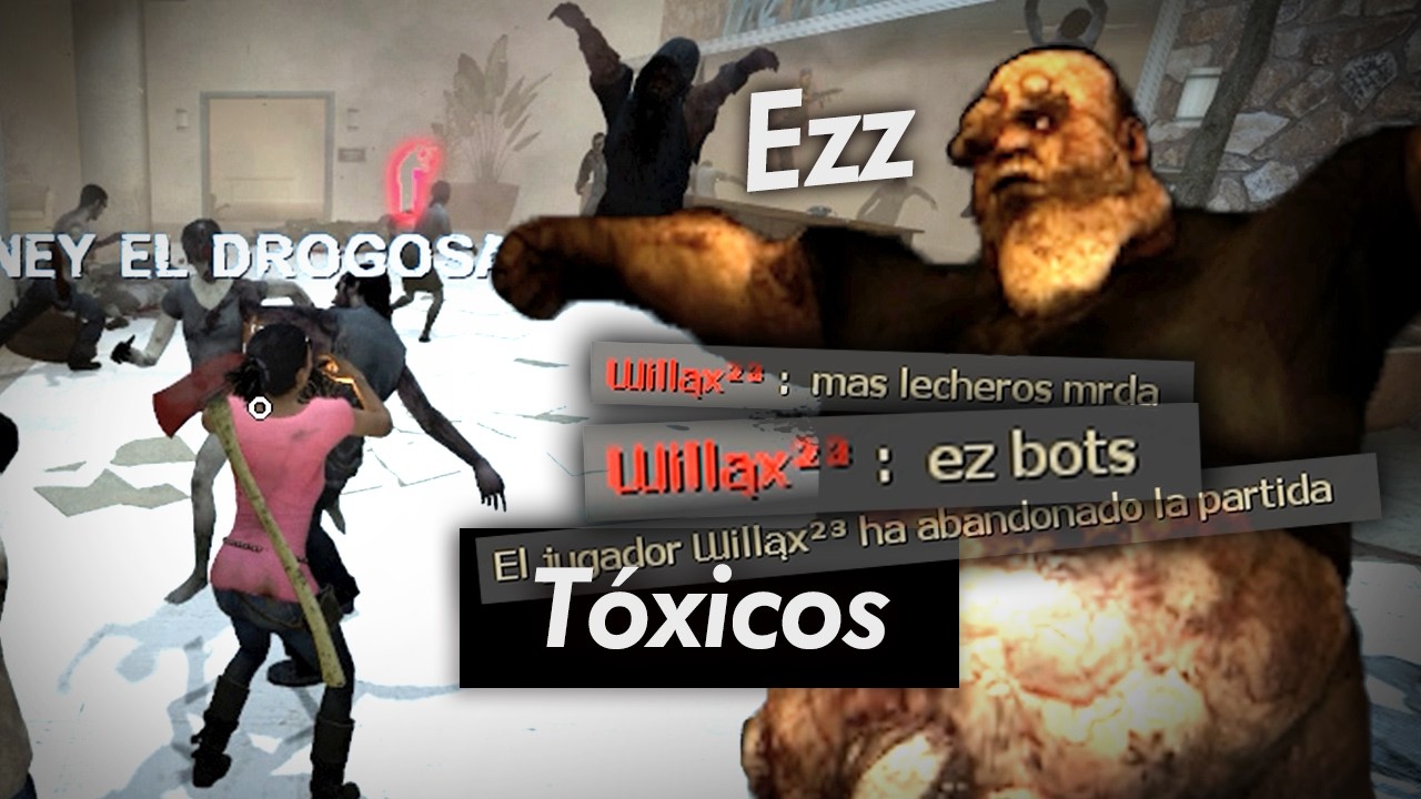 Otro TÓXICO humillado en LEFT 4 DEAD 2 Xd