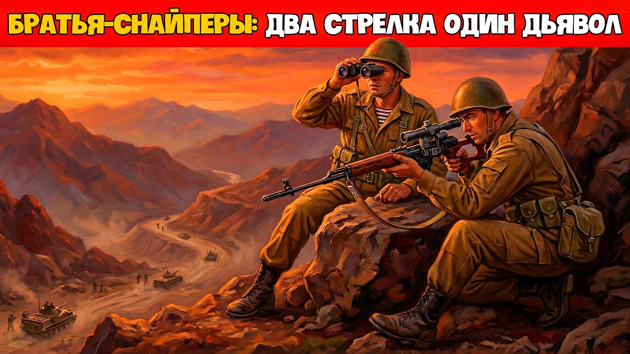 БРАТЬЯ-СНАЙПЕРЫ: ДВА СТРЕЛКА ДЕРЖАЛИ ПЕРЕВАЛ 7 ДНЕЙ БЕЗ ПОМОЩИ