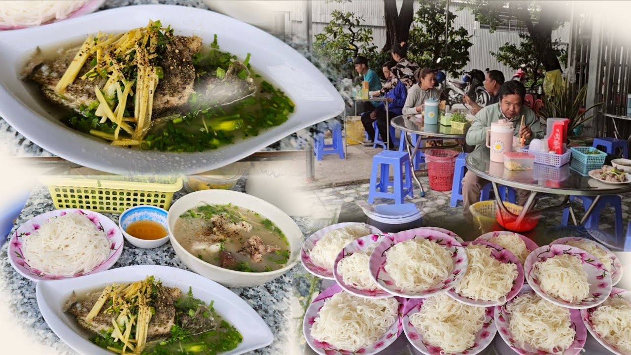 Bất ngờ phần cháo lòng cháo xương 20k ở quê trình bày đẹp mắt