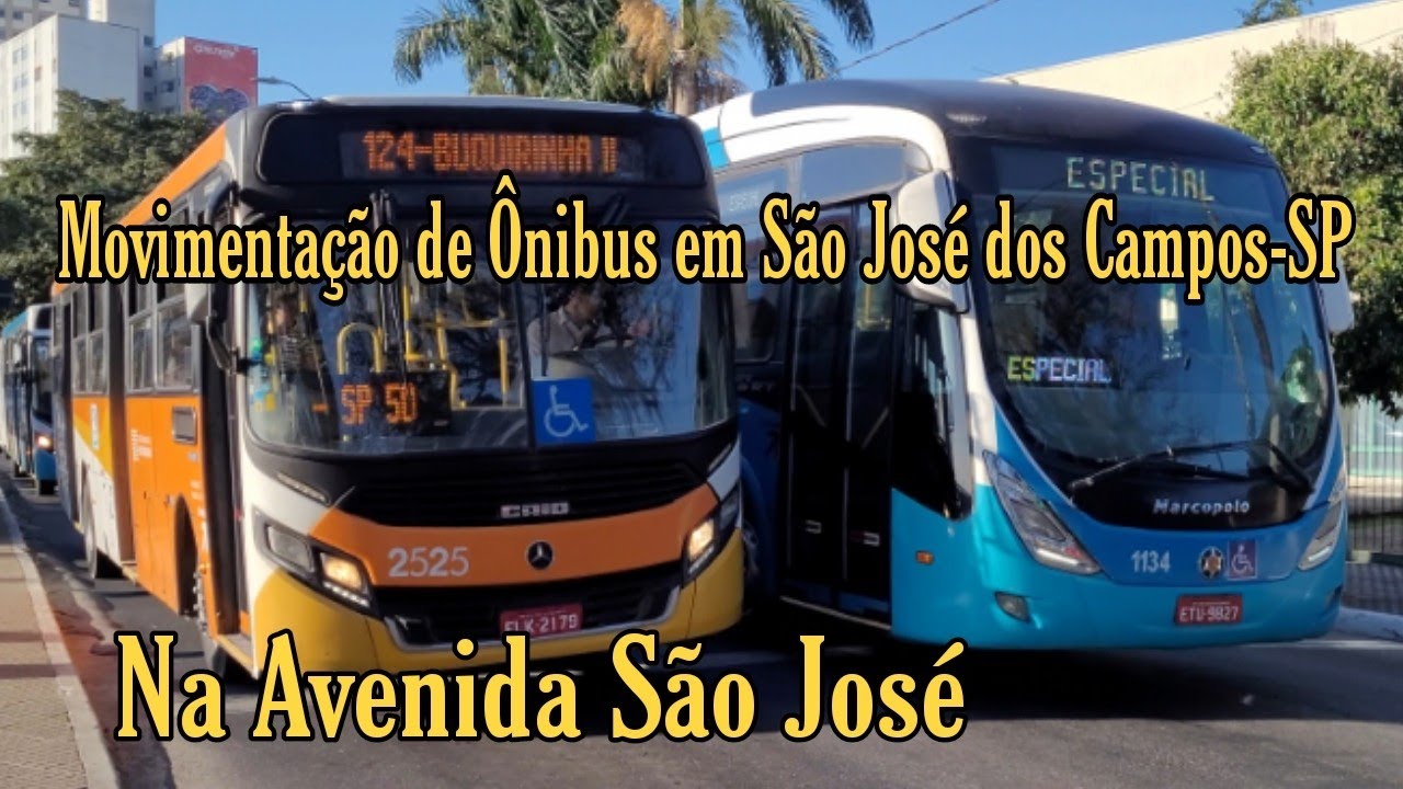 ✅[ Avenida São José ] Movimentação de Ônibus em São José dos Campos-SP