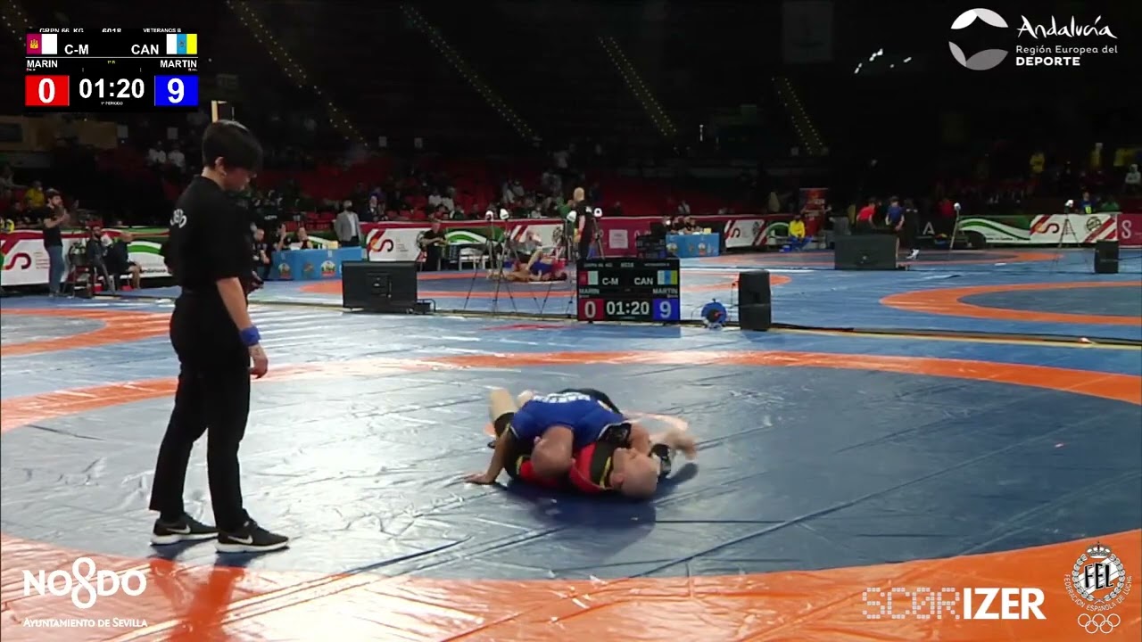 1ºR GRAPPLING 66Kg: MARIN MENENDEZ, PABLO (C-M) MARTIN BARRIOS, CRISTOFER (CAN)