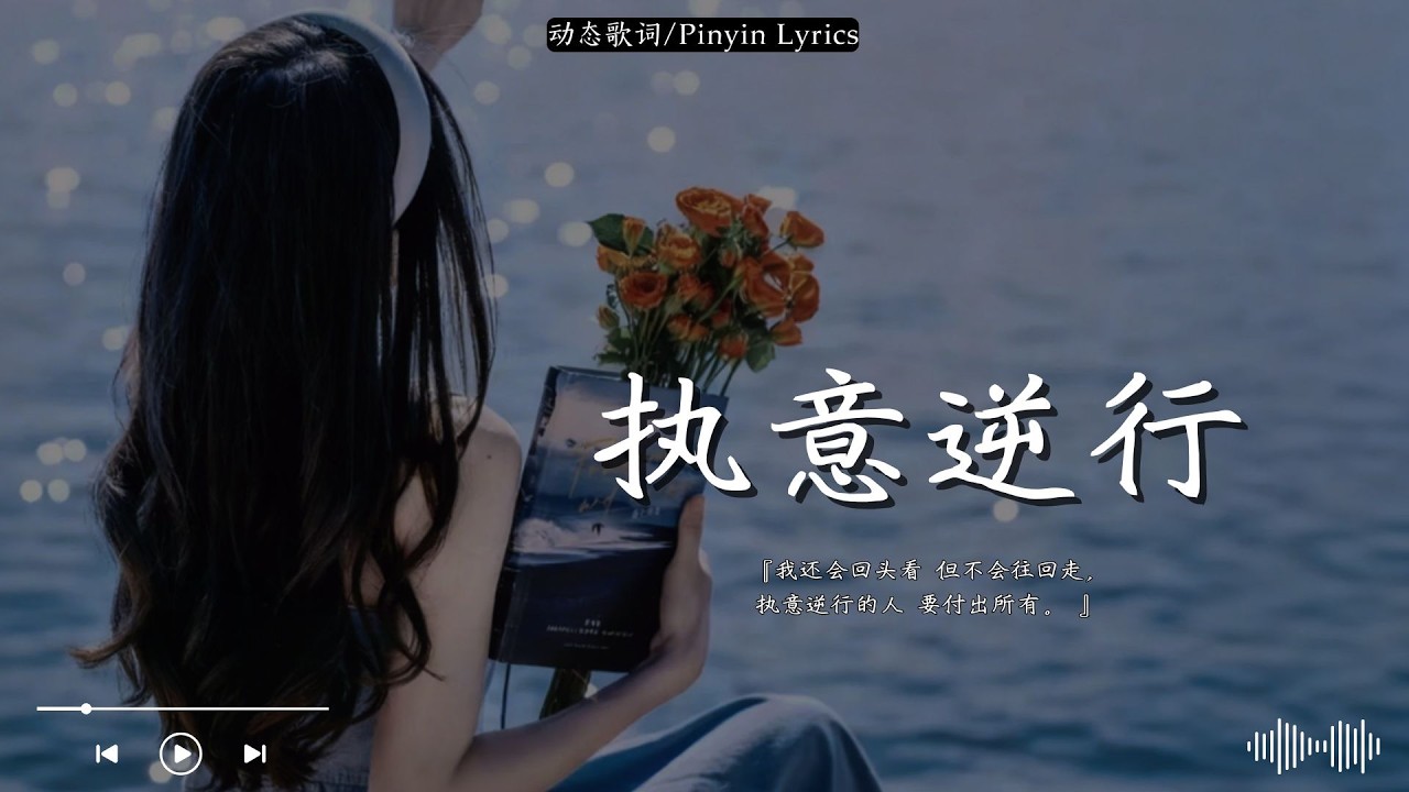 执意逆行『我还会回头看 但不会往回走，执意逆行的人 要付出所有。 』【高音质动态歌词Lyrics】