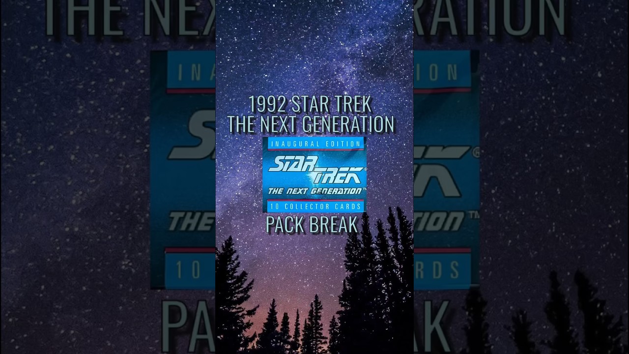 1992 Star Trek: The Next Generation #tradingcards #packbreak #junkwax #packrip #startrek