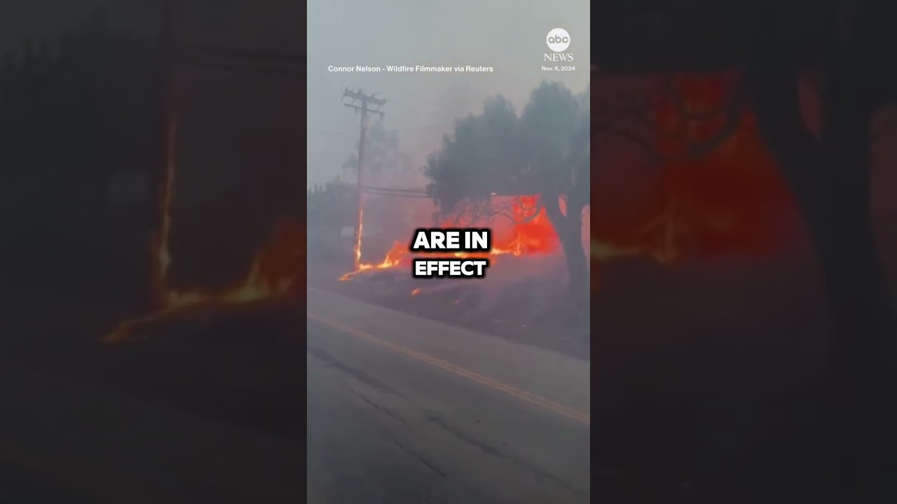 Wildfires Rage in Camarillo: Homes at Risk as Flames Spread! 🔥 #fire  #californiawildfires