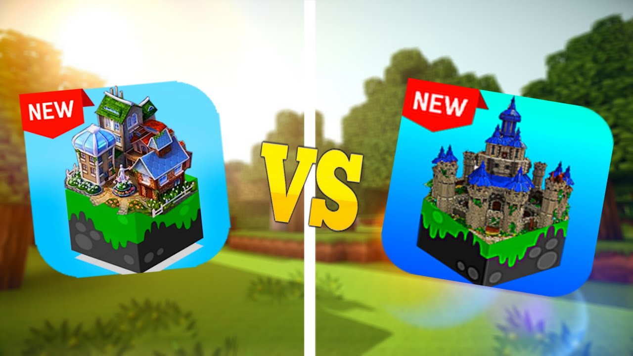 MasterCraft vs MasterCraft 2 (Master Craft copy) Master Craft - Block Crafting Games