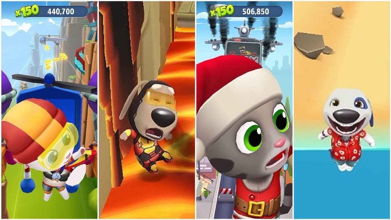 Talking Tom Gold Run - All Best Funny Fails