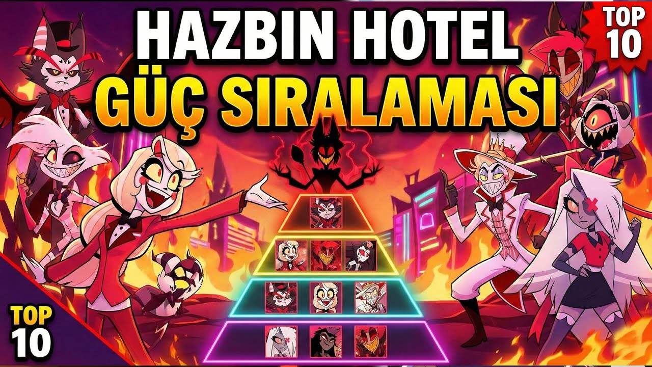 Hazbin Hotel ve Helluva Boss Evreninin Güç Sıralaması🤯En güçlü Kim❓