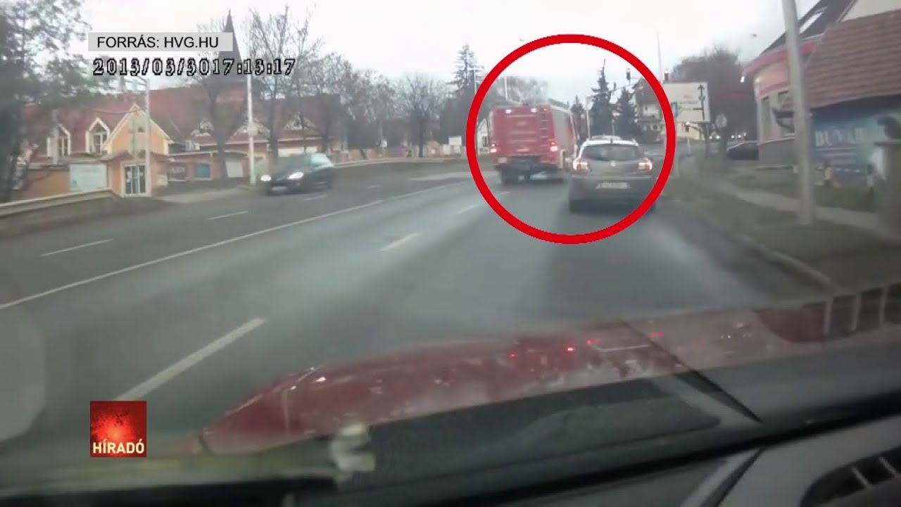Durva videó került elő a szentendrei tűzoltó balesetről