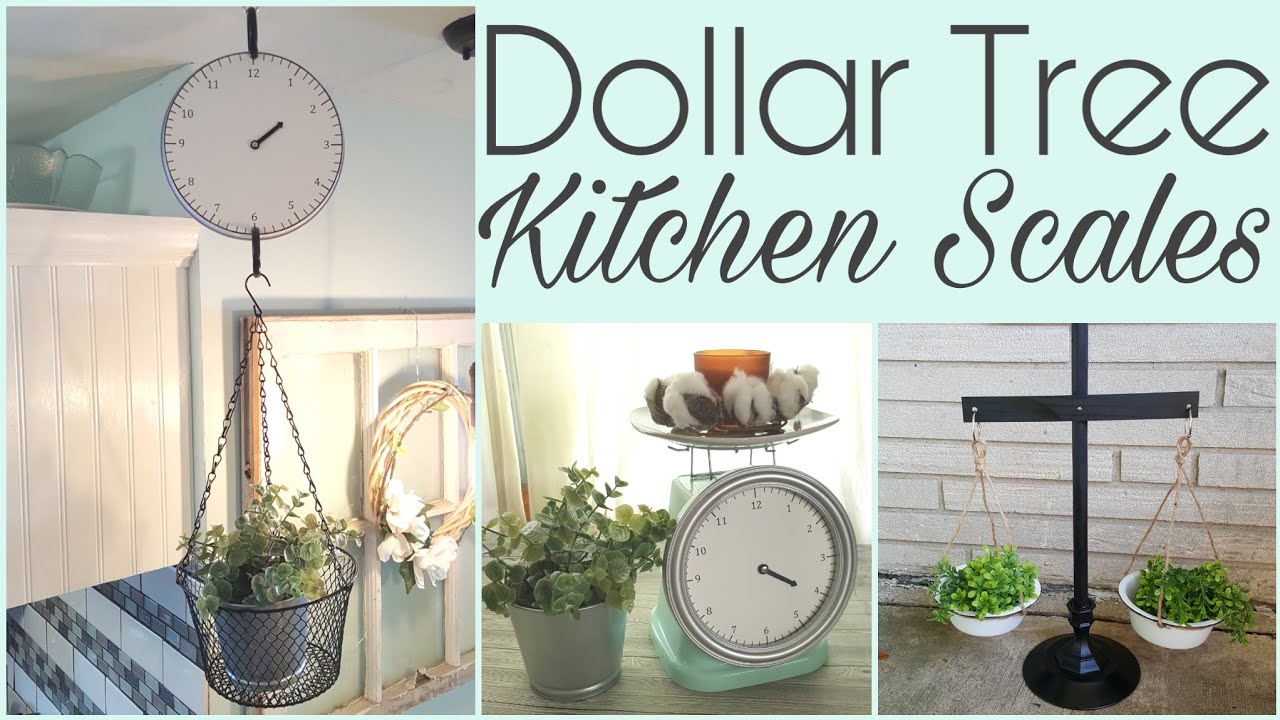 Dollar Tree Kitchen Scale DIYs