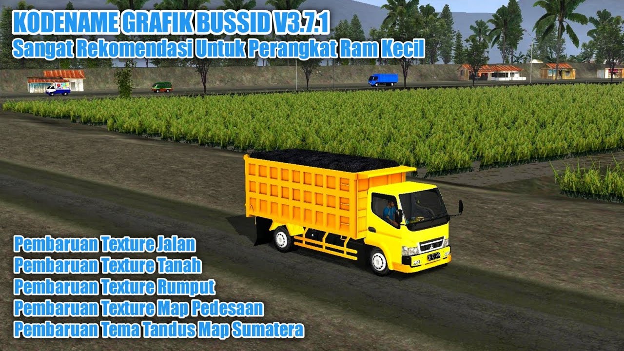 Kodename Grafik Bussid v3.7.1❗Grafik Smooth Texture For Low Device❗Rekomendasi Untuk Hp Kentang