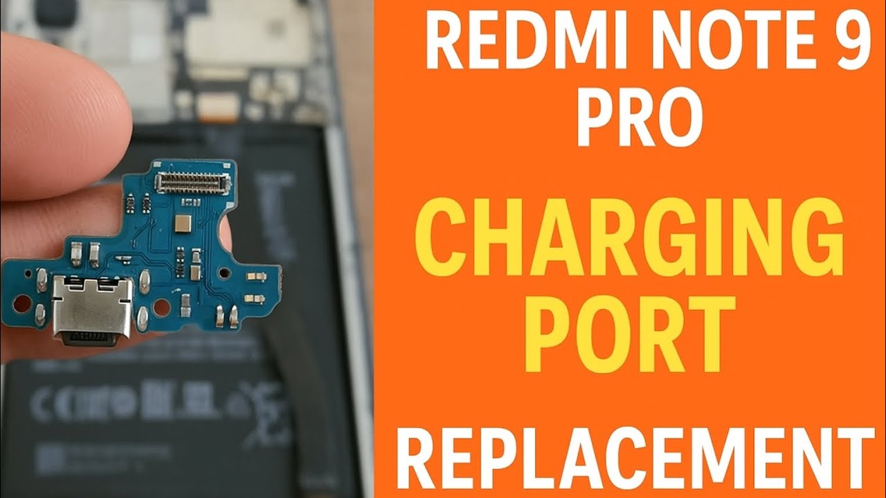 Redmi Note 9 Charging Problem Fix | CC Board Replacement #mobilerepair #redmirepair #mobiletips