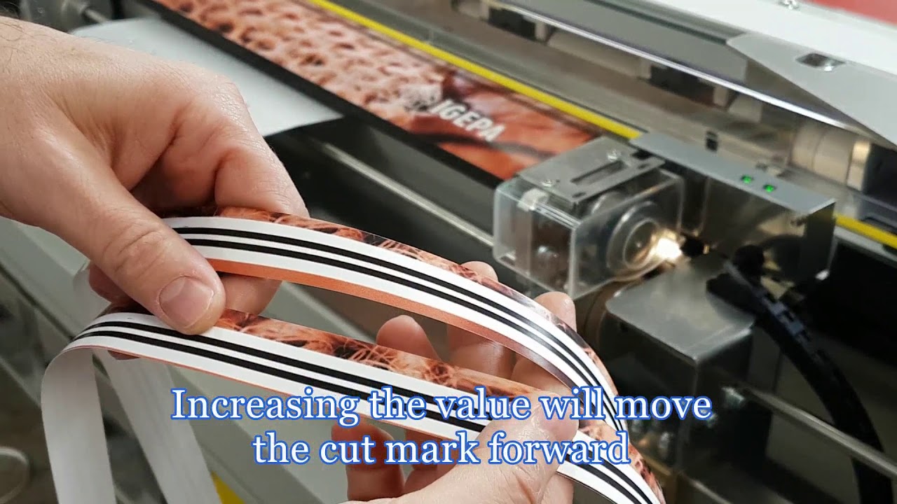 Fotoba Tutorials: How to adjust Cut centering on XLD/XLE series