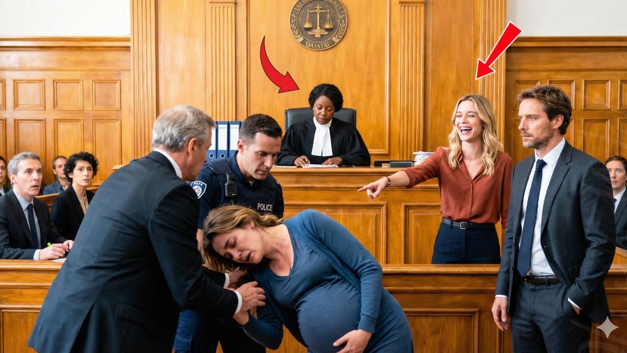 Pregnant Wife Faints In Court - Mistress Smiles Until The Judge Reads The DNA Test! #billionaire