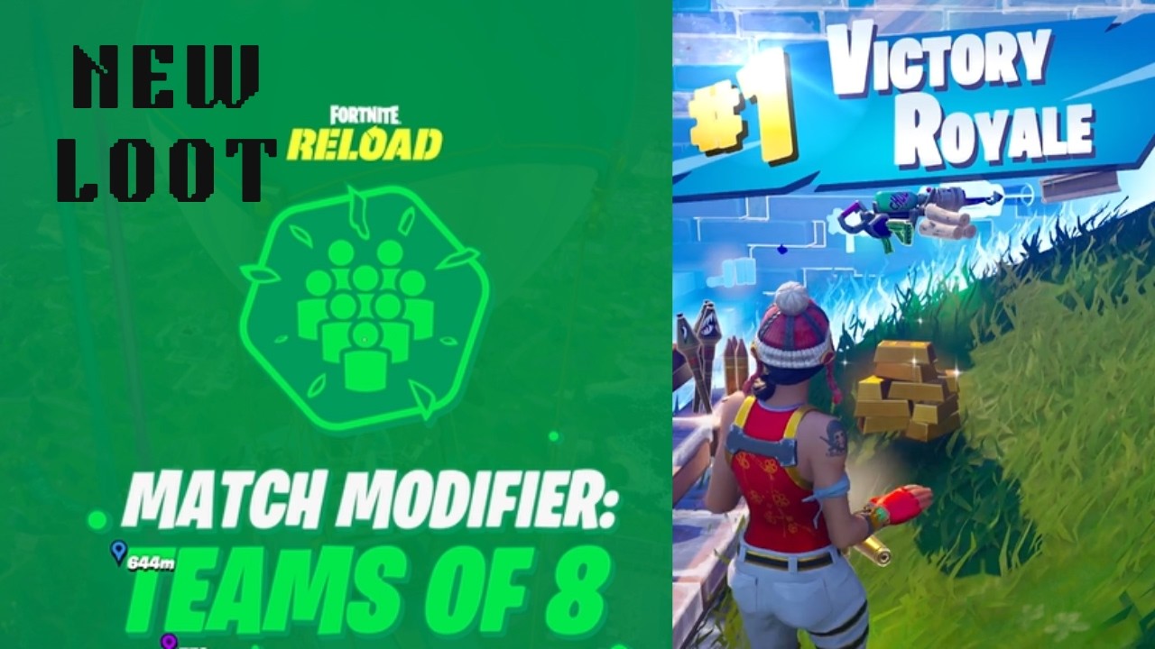 NEW Fortnite Reload TEAMS of 8 UPDATE! Frenzy Auto Shotgun, Minigun, Havoc Pump, and MORE all BACK