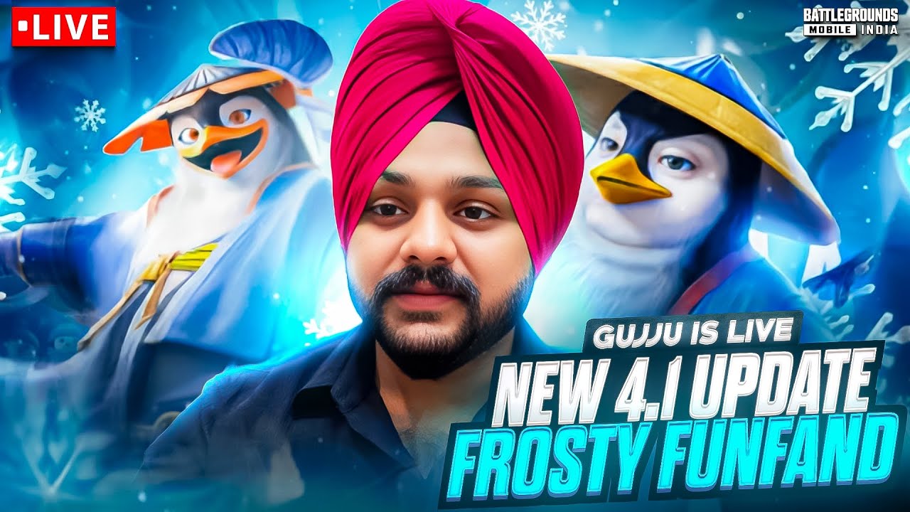 BGMI 4.1 UPDATE LIVE ⚡ GUJJU Full Rush Domination & Intense Gameplay 🔥