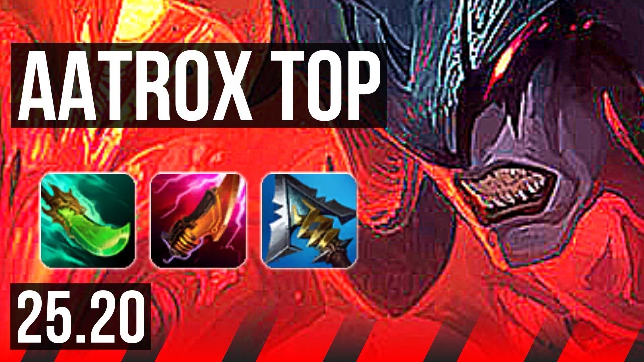 AATROX vs TRYNDAMERE (TOP) | 12/3/6 | KR Master | 25.20