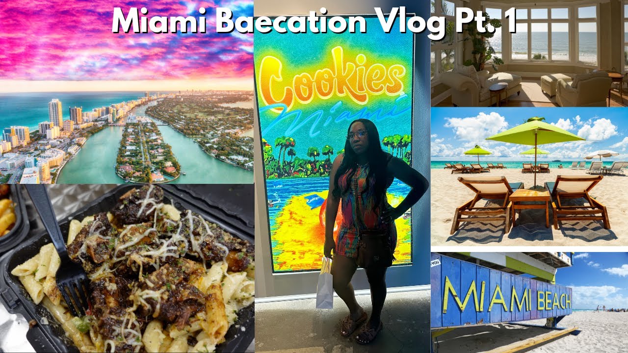 Miami Baecation Vlog Pt 1 | Hubby Birthday Trip | Hood Food | Room Tour | The Urban | Cookies