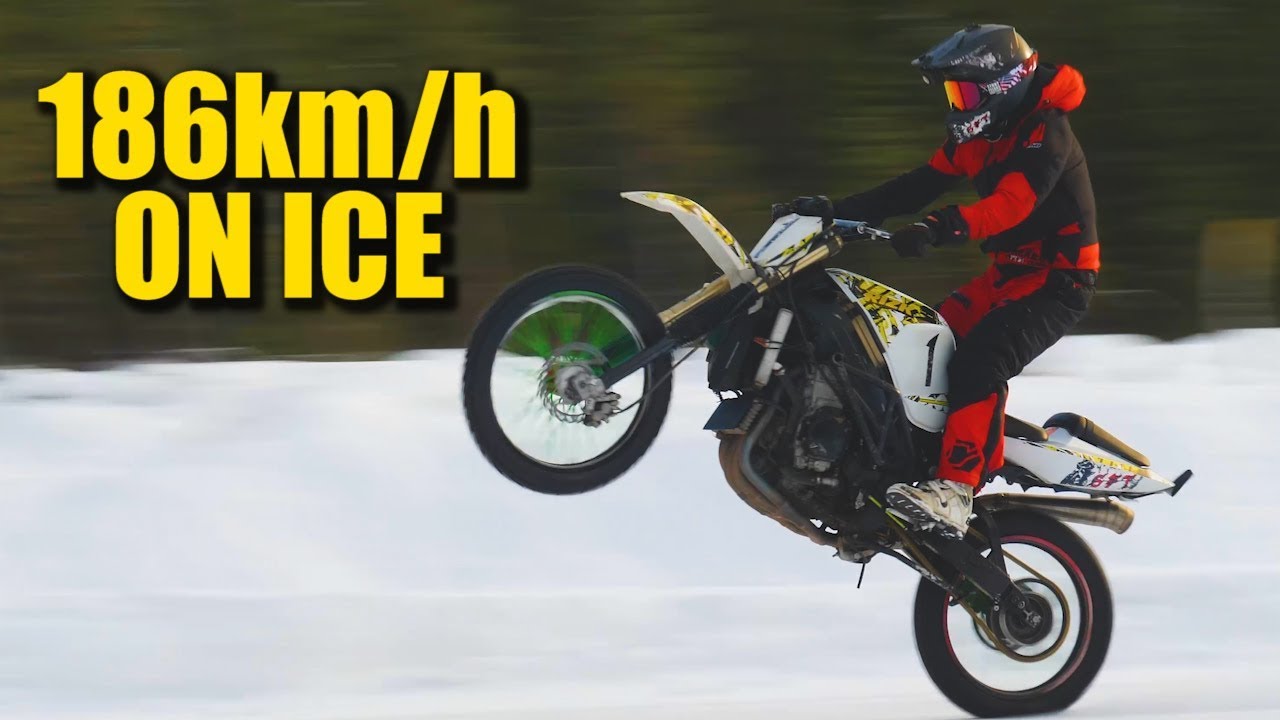 Suzuki 1000cc GSX-R Winter Spikes 185kmh