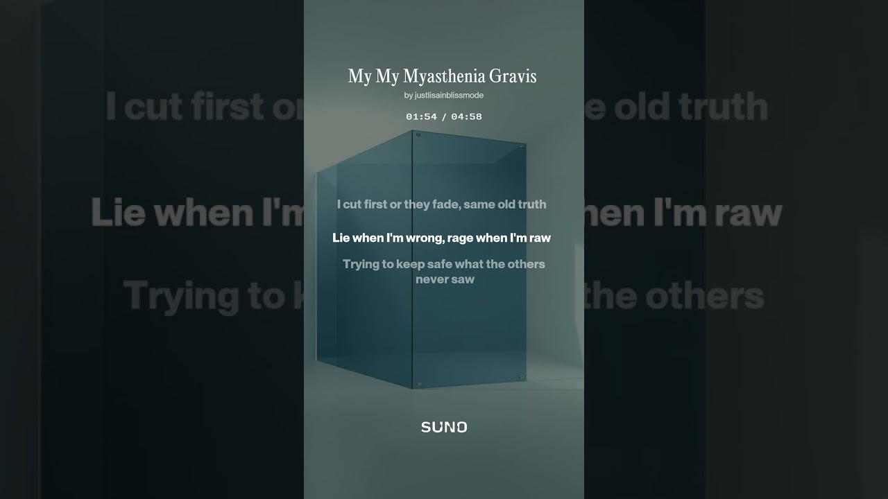 My My Myasthenia Gravis #myastheniagravis #chronicillness #fy #emotional  #emotionalrelease