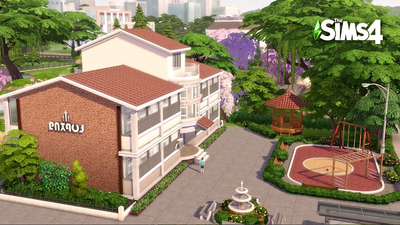 [심즈4 건축] 연립주택(빌라) Sims4 Speed Build NoCC Old Korean Apartment House