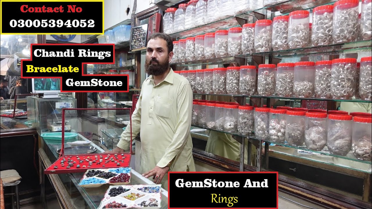 Gemstone Market In Rawalpindi | Gents Silver Rings Market | Silver Bracelet Market