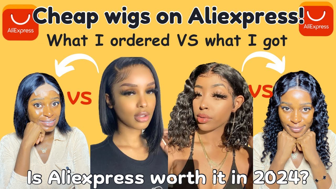 I ordered cheap wigs on ALIEXPRESS and I was shocked😮what I ordered vs what I got | Aliexpress wigs